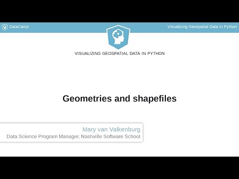 Python Tutorial: Geometries and shapefiles