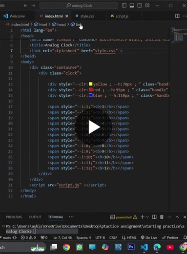 #html #css #javascript | Ashish Tiwari