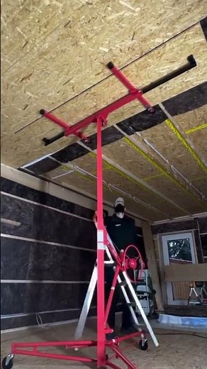 the process of installing boards on the ceiling of the house easily #construction #popular #board