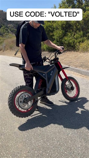 This Mini Electric Dirt Bike is NICE!