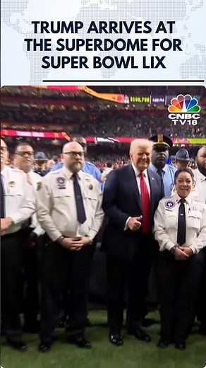 Trump Arrives at the Superdome for Super Bowl LIX Chiefs Vs Eagles Super Bowl 2025 Finals | N18G