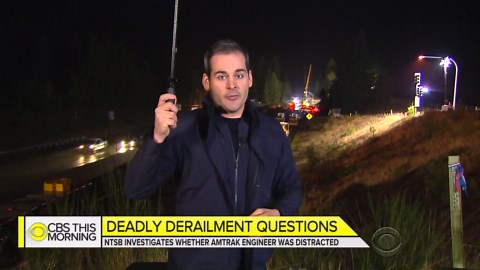 Amtrak derailment: Was train engineer distracted or impaired?