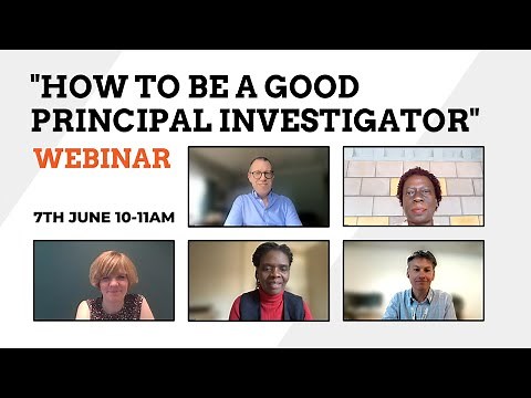 How to be a Good Principal Investigator (PI)