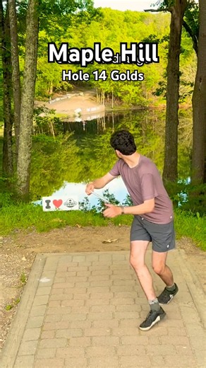 Stevie Frisch nearly ACES 14 Golds at Maple Hill with his Discmania Glacier MID-RANGE! #discmania