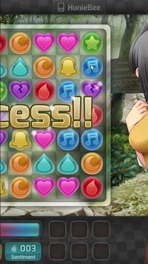 HUNIEPOP AIKO SECOND DATE! #funny #gameplay #gaming #games #game #shorts #short #indie #fyp