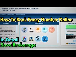 How to Book Fancy Number in RTO | Step-by-Step Guide || RTO Fancy Number Booking Process Explained |