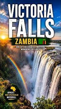 Discover Victoria Falls 🇿🇲 | Africa's Majestic Waterfall