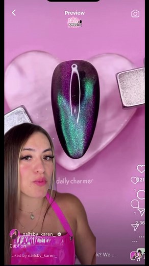 Amazing Cat-Eye Nail Art: Step-by-Step Tutorial