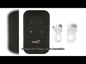 Mobile WiFi Router 2100mAh Battery Supports 10 Connected Devices 4G 5G WiFi Hotspot 300Mbps High Spe