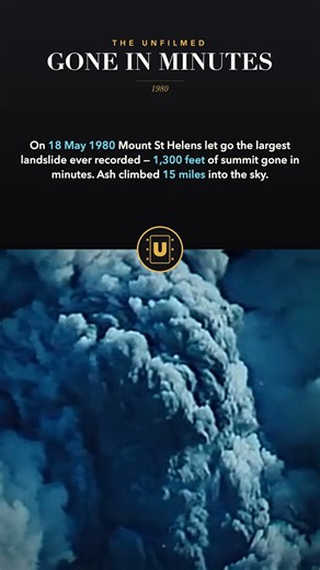 Mount St Helens Lost 1,300ft in Minutes