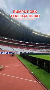 214K views · 2.9K reactions | Kondisi terbaru rumput GBK, LED board mulai dipasang jelang laga Indonesia vs Bahrain. | Jakarta International Stadium | Facebook