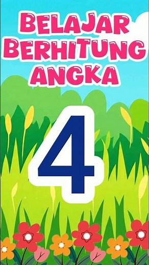 belajar berhitung angka 4 #anakanak #belajarwarnauntukanakanak #kidslearning