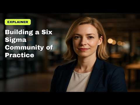How to Build a Six Sigma Community of Practice