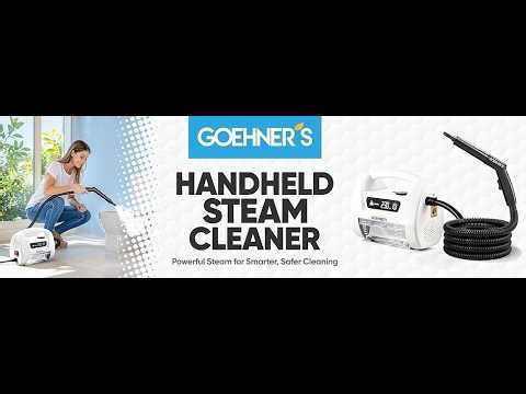 GOEHNER'S Upgraded Handheld Steam Cleaner