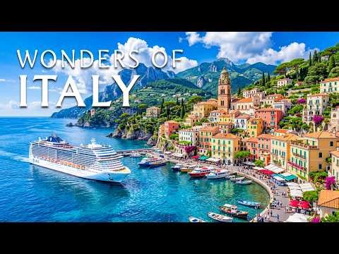 Wonders of Italy | Fly Over Italy – Golden Cities, Coastal Cliffs & Timeless Beauty | Travel 4K