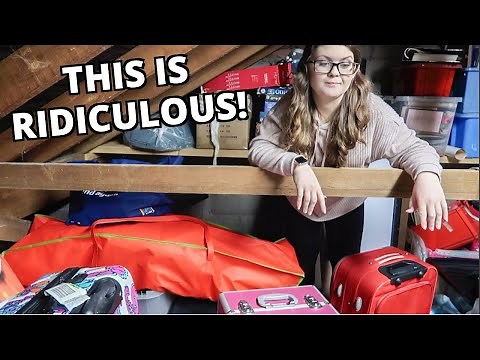 HUGE ATTIC CLEAN OUT | Declutter with Me 2021