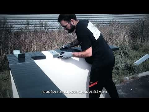 Comment poser les Couvertine Alu Gris Ardoise RAL 7016 sur vos Murets ? (support de fixation)