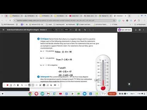 Grade 7 Ready math lesson 9 session 3
