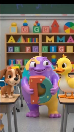 Learn Letter D with Glumby Goo 🐶🦆 | ABC Fun for Kids