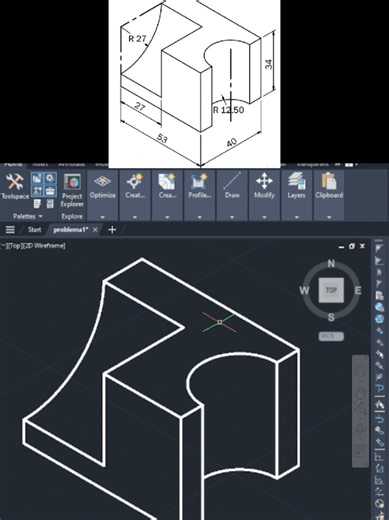Isométrico con círculos en AutoCAD en 1 minuto