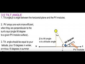 How to calculate air mass, altitude and tilt angle? #solarenergy