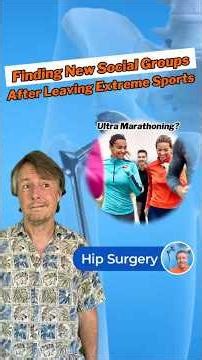 How to find community again after Total Hip Replacement #ultramarathonrunner #hipreplacement #postop