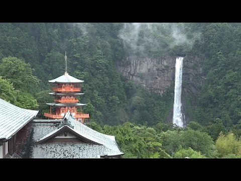 Highest waterfalls in Japan! Nachi WaterFall / Beautiful landscape of Japan / Japanese scenery