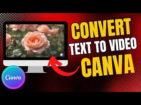 How To Convert Text To Video in Canva | Quick and Easy Guide