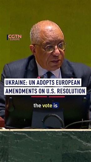 Ukraine: UN adopts European amendments on U.S. resolution
