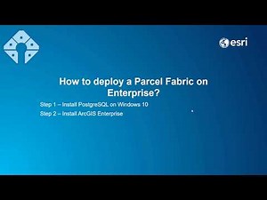 How to install ArcGIS Enterprise base deployment using ArcGIS Enterprise Builder for Parcel Fabrics