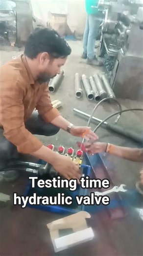 Testing Hydraulic machine #valve #hydraulik #hydraulicmachinery