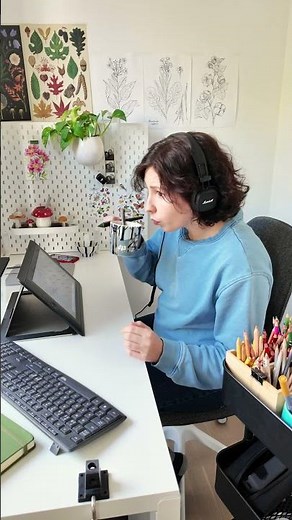Drawing a Vector Illustration at Home | Wacom Cintiq Setup #art