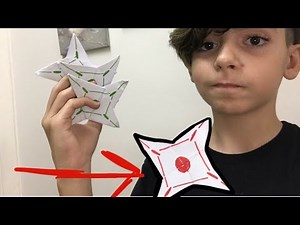 Shuriken Ninja - COMO FAZER UMA SHURIKEN DE PAPEL
