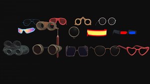 glasses collection - Download Free 3D model by mister_monopoly