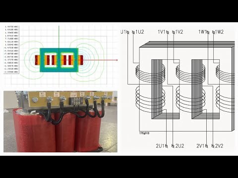 Ansys maxwell을 활용한 3상 변압기 해석(2d 모델링)
