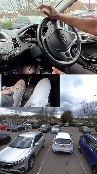 3-Line Method for Parking Between Two Cars