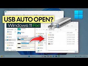 Prevent USB Drive from Opening Automatically in Windows 11!