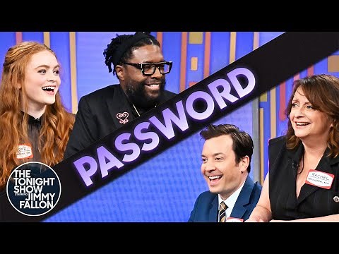 Password with Rachel Dratch and Sadie Sink | The Tonight Show Starring Jimmy Fallon