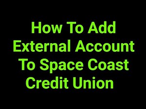 How To Add External Account To Space Coast Credit Union