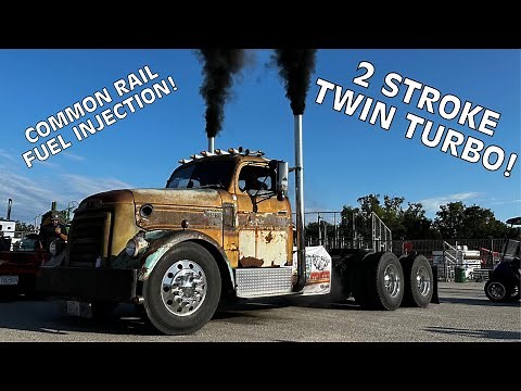 2 Stroke Diesel, Over 2,000HP, Home Built Monster!