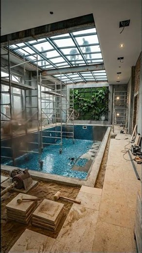 Ultra Luxury Infinity Swimming Pool Design | Modern Dream Villa Pool 4K