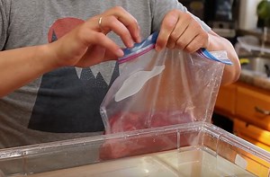 Seal a Bag Air-Tight without a Vacuum Sealer in this DIY Video