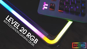 This gaming desk costs how much? An RGB lovers dream, but is the Thermaltake Level 20 RGB Battlestation Gaming Desk too much for some? More on the PG X at - https://bit.ly/2Ebe58G YouTube link - https://youtu.be/KTHt0QP2huk Thermaltake Level 20 RGB Battlestation Gaming Desk - https://amzn.to/2Y0ICSu | GGF