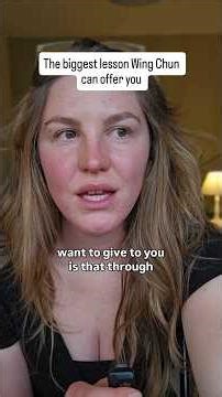 Let me give you the biggest lesson Wing Chun has gifted me