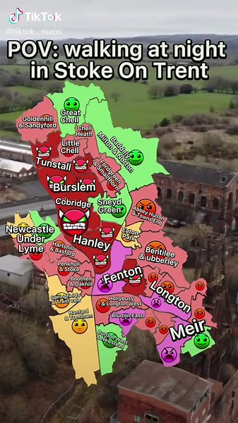 Exploring Stoke-on-Trent Through Emoji Maps