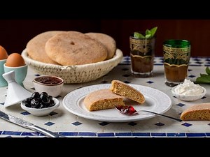 [ENG] How to Make Moroccan Bread (Khobz): Easy Moroccan Bread Recipe | Flavors of Morocco