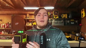 Firecore Laser Level 3 X 360 Self Leveling, Green Beam Cross Line Alignment Laser Tool with 3 Brightness Adjustment, IP54 Rating, 2 Rechargeable Batteries and Integrated Bracket Included (F95T-XG)