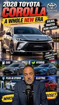 2028 Toyota Corolla Could Change EVERYTHING: Gas, Hybrid, Plug-In AND Electric