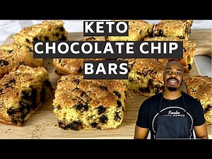 Keto Chocolate Chip Bars||Off Point Cooking