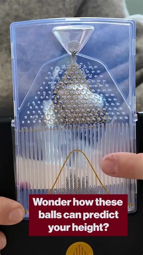 Galton board and the bell curve explained